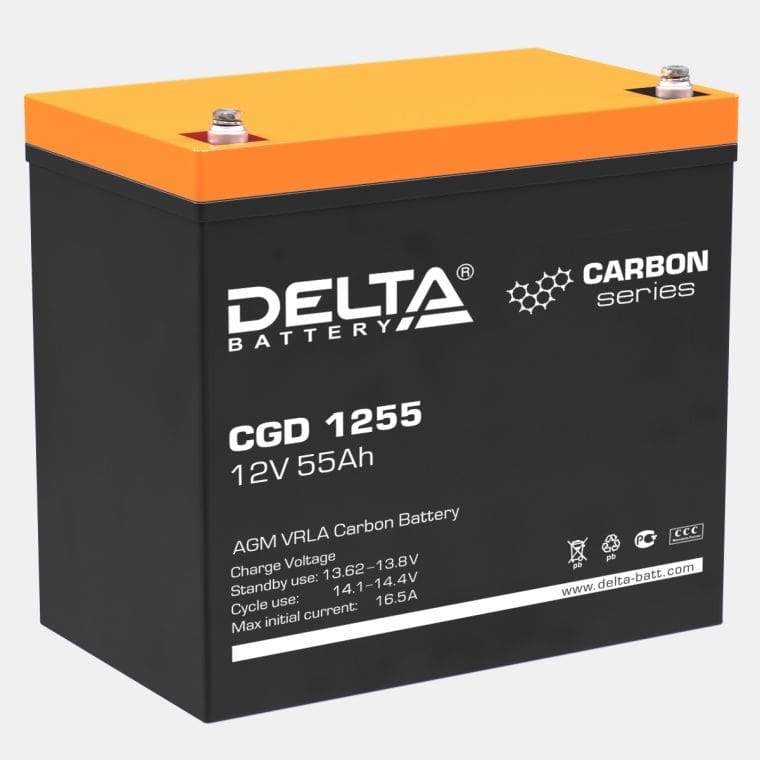 Аккумулятор карбоновые Delta CGD 55-12 Аккумулятор карбоновые Delta CGD 55-12
