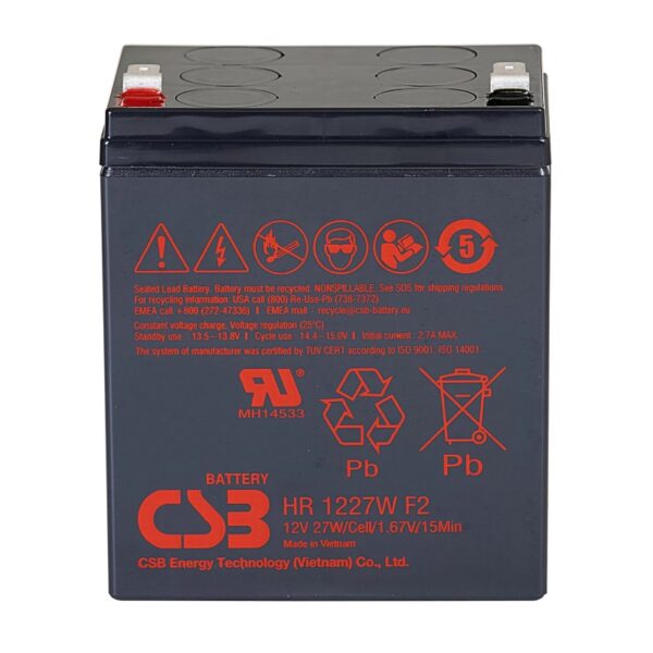 Аккумулятор CSB HR1227W (12В | 27Вт/Эл)