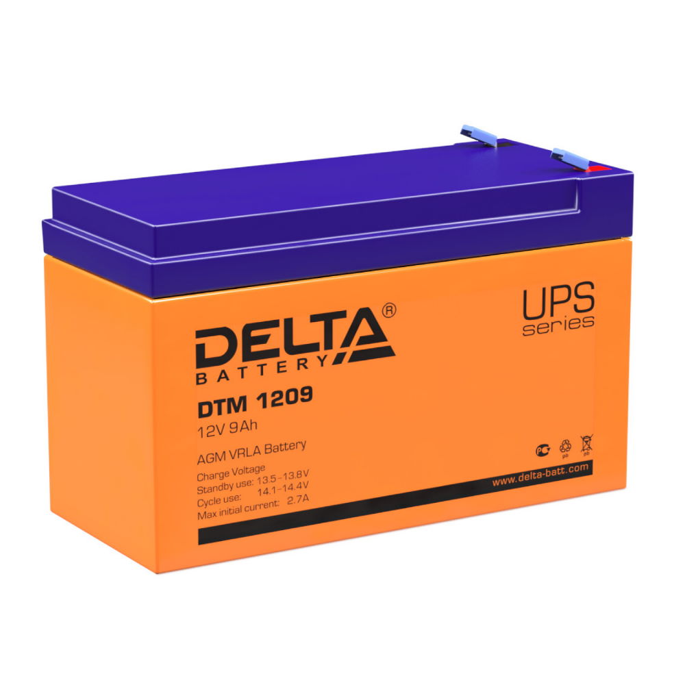 Аккумулятор Delta DTM 1209 Аккумулятор Delta DTM 1209