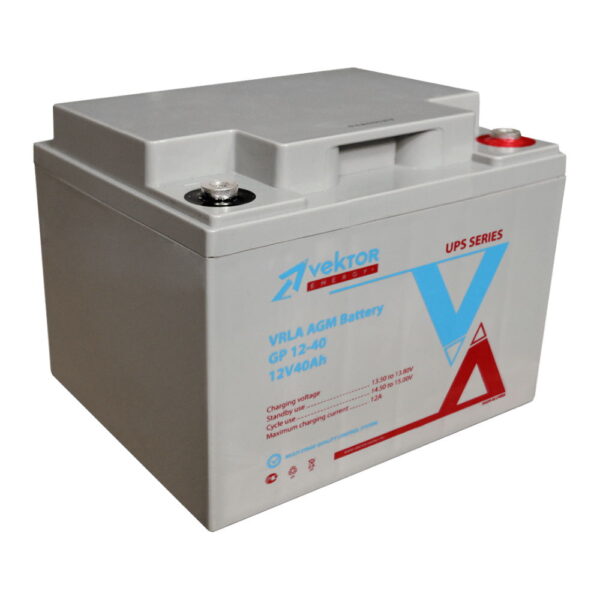 Аккумулятор Vektor GPL 12-40 (12В | 40Ач)