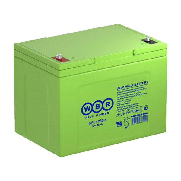 Аккумулятор WBR GPL 12800 (12В | 80Ач)